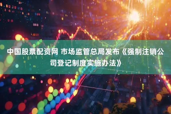 中国股票配资网 市场监管总局发布《强制注销公司登记制度实施办法》
